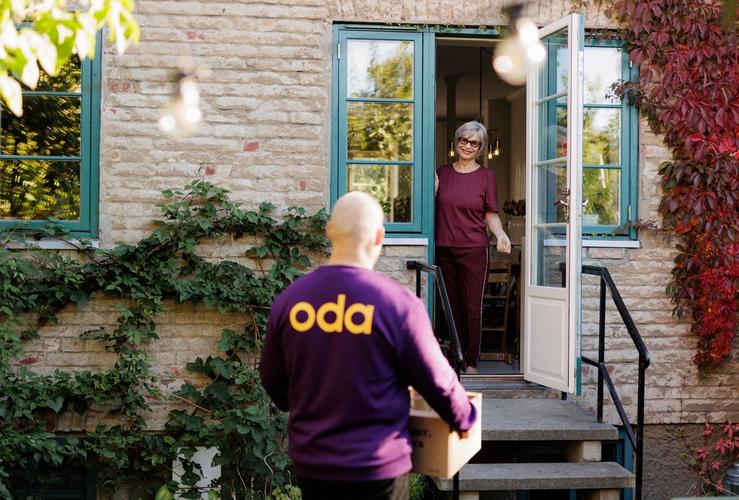 Leveringsbil fra Oda