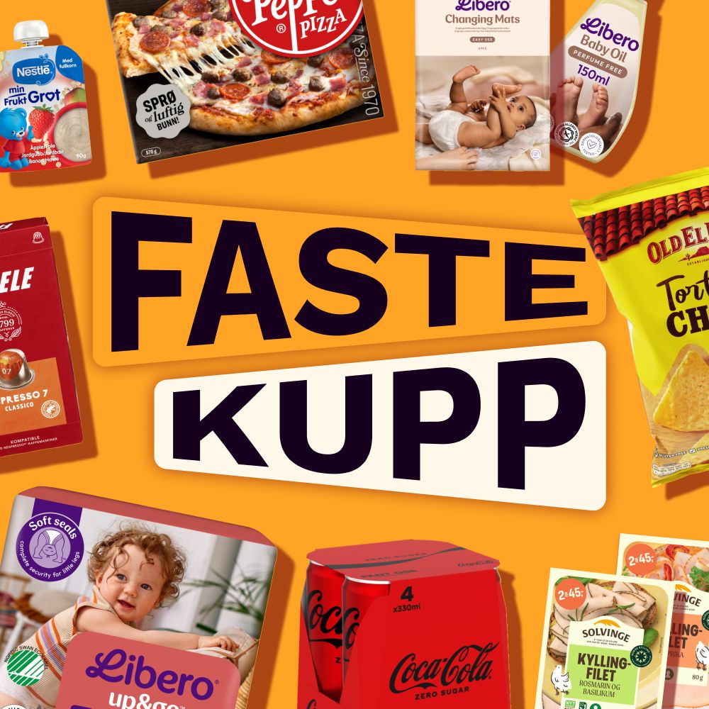 Et grafisk bilde som sier faste kupp