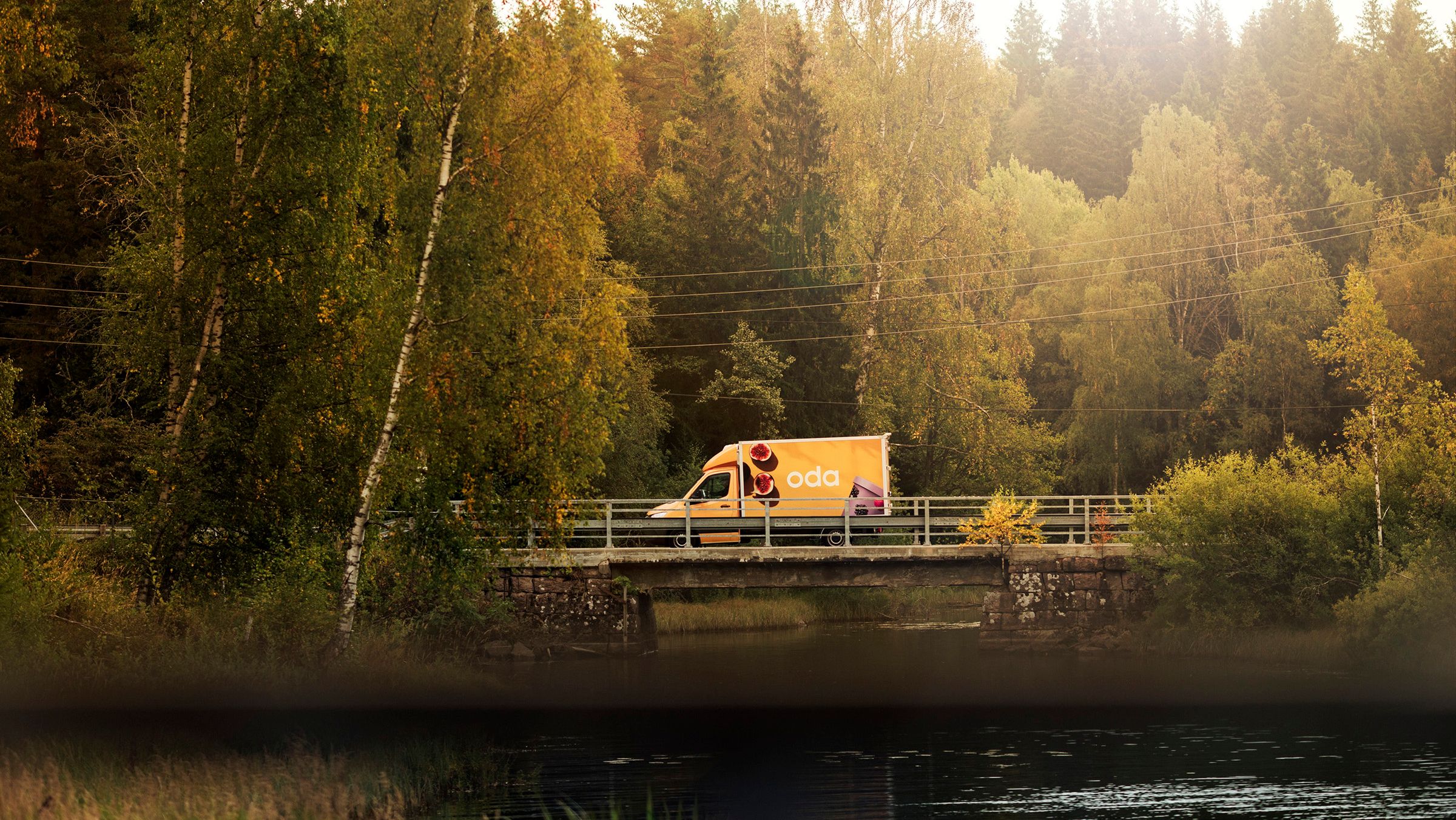 Oda-bil leverer varer.