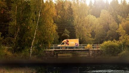 Oda-bil leverer varer.