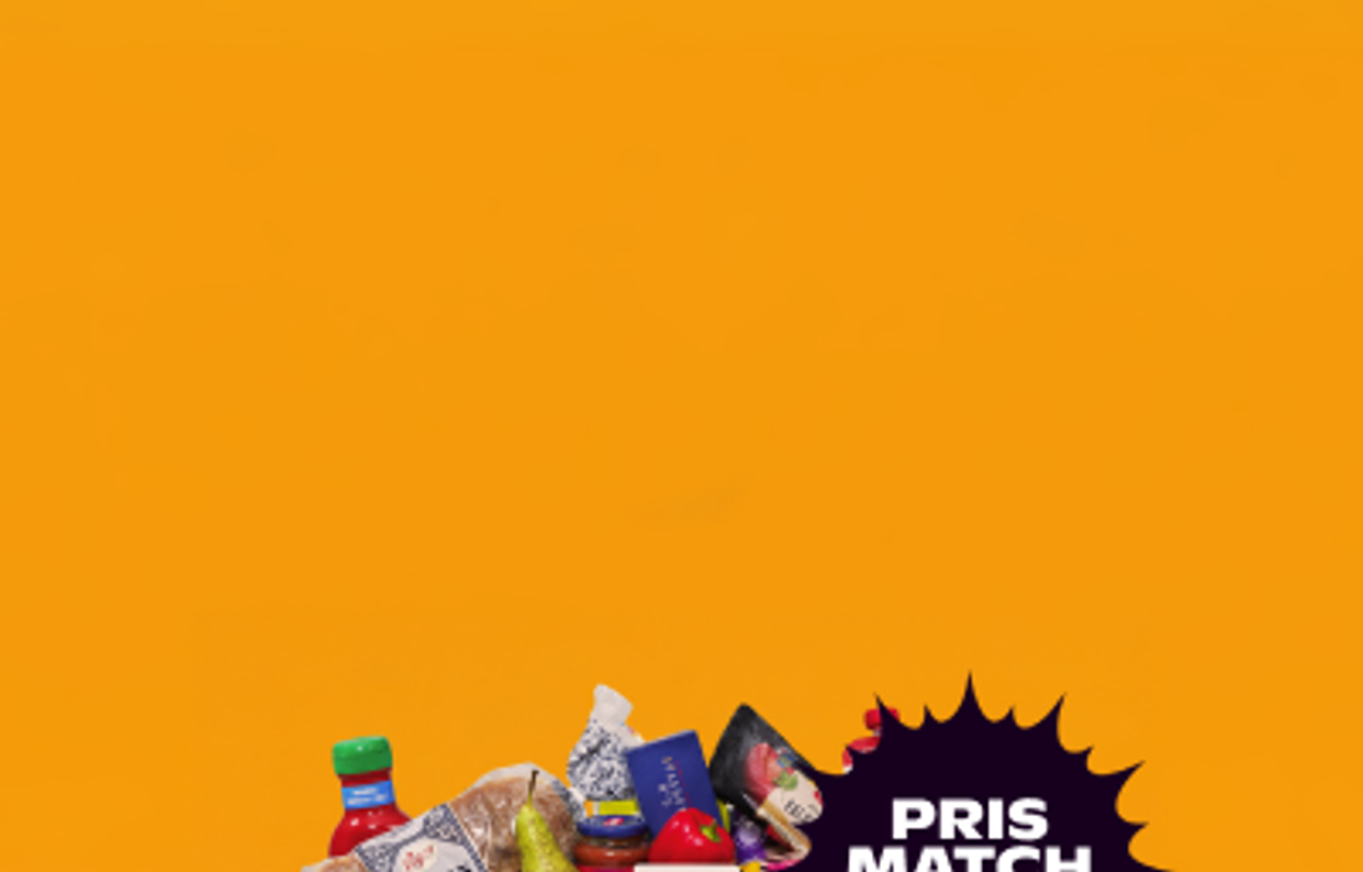 På bilden syns en mathemlåda mot en orange bakgrund, med texten "Prismatch" i ett svart emblem