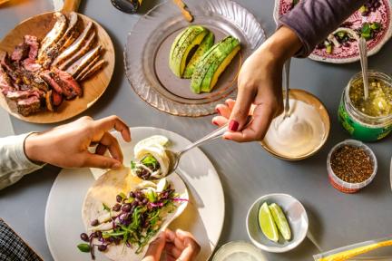 middag tilberedt for Tex-Mex