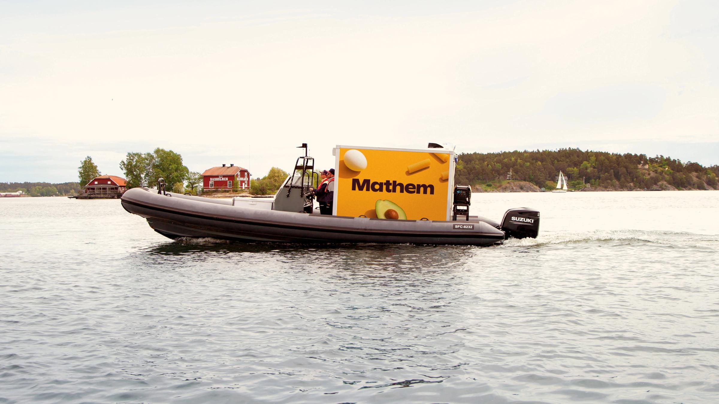 Skärgårdsbåt skärgårdsleveranser