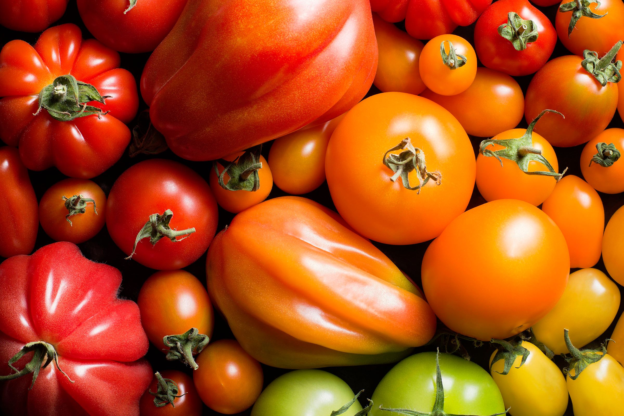 Tomat frukt grönt blommor