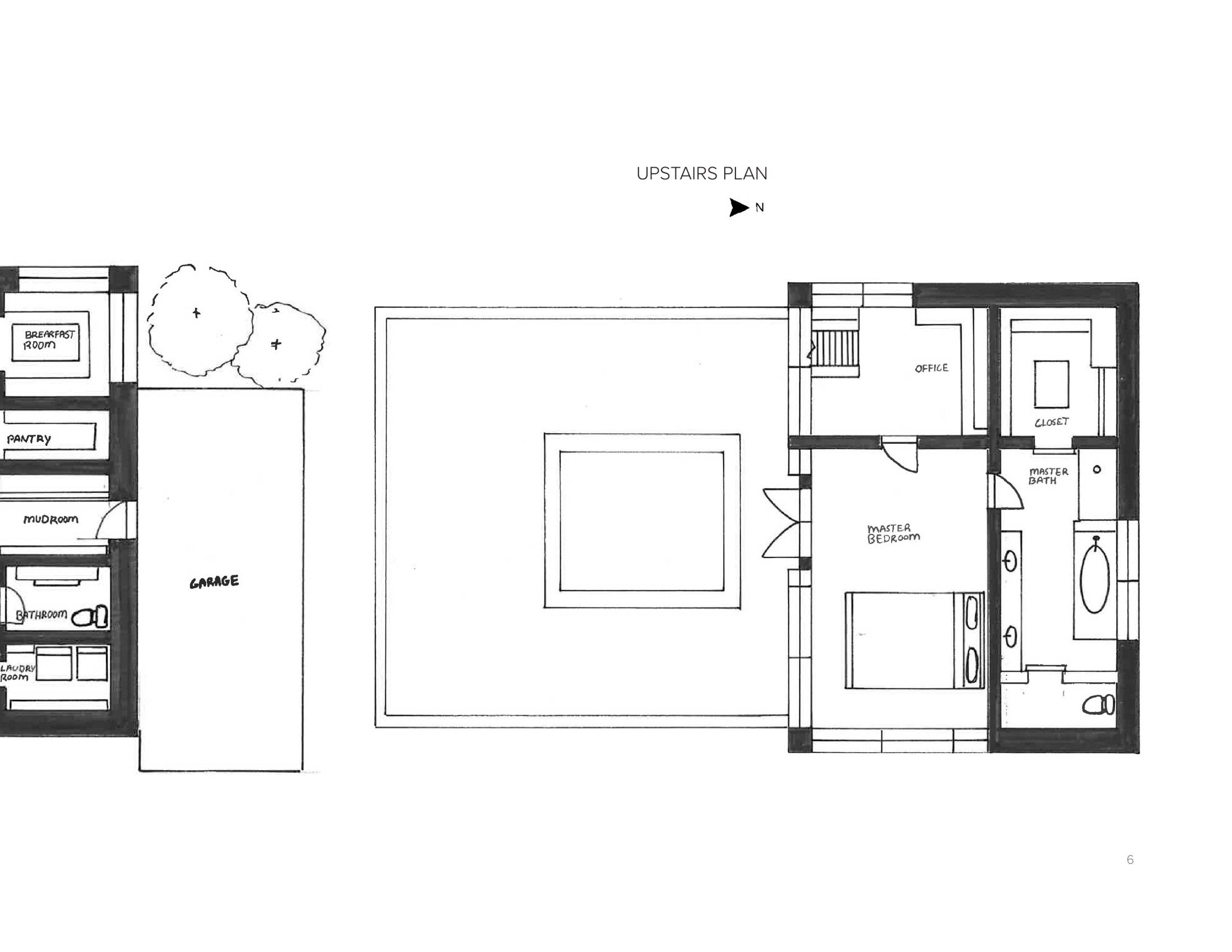 Fishbowl second floor plan and upstairs floor plan