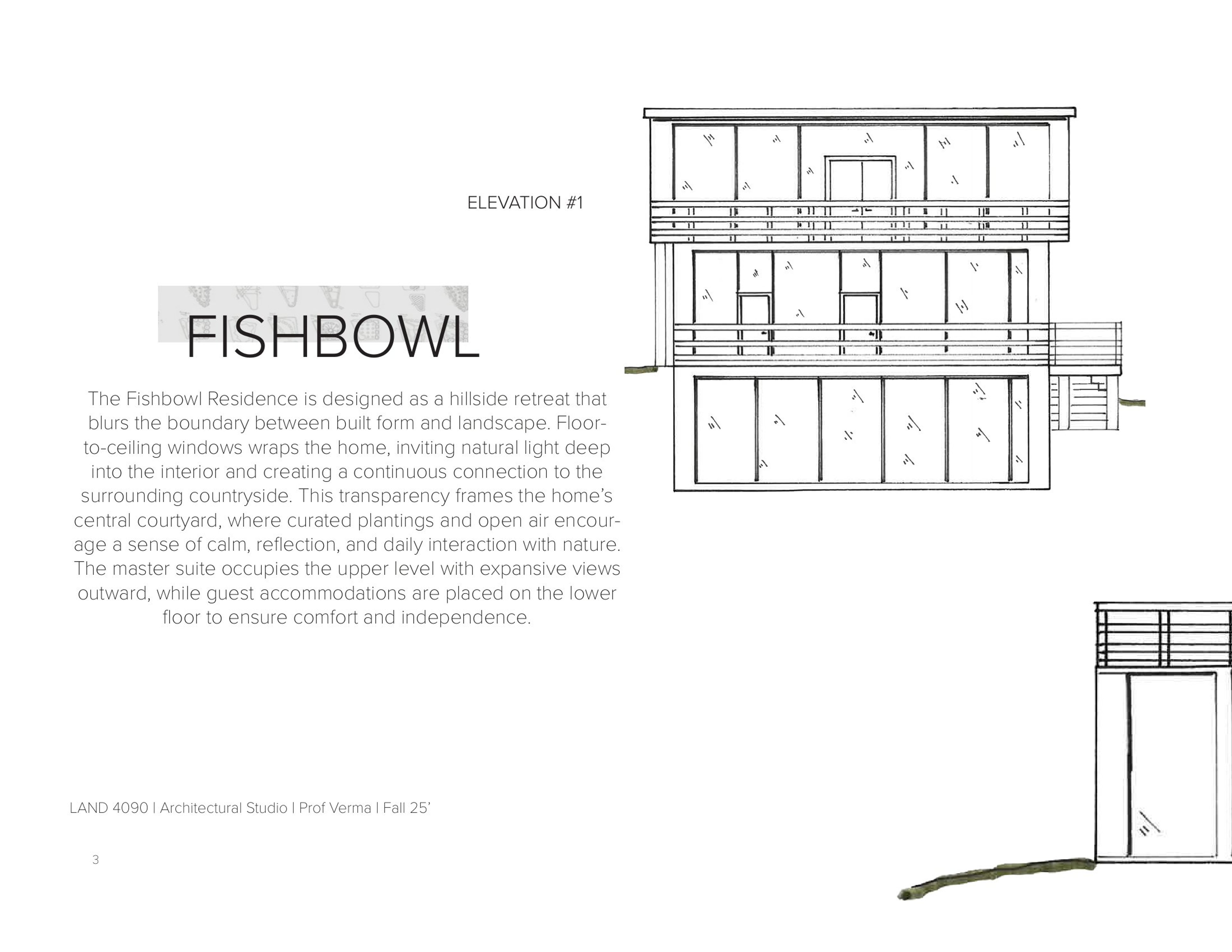 Fishbowl title page with project description