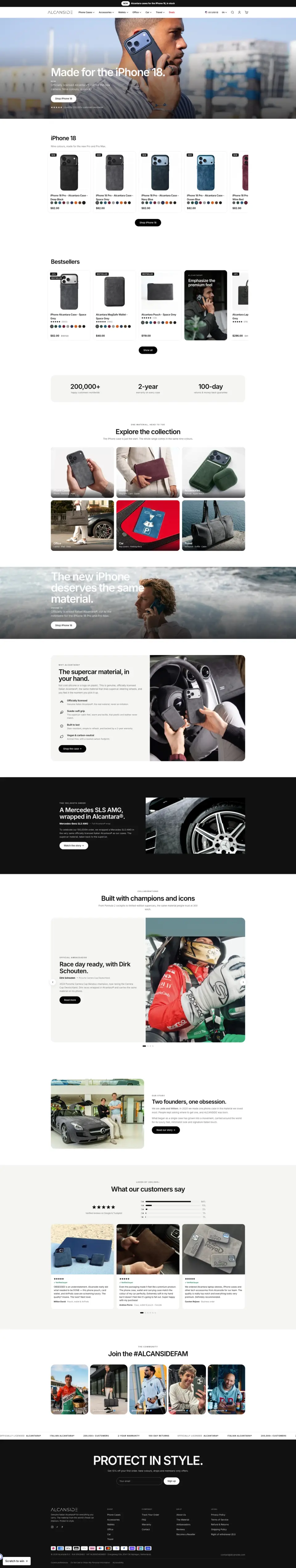 Italian Alcantara Meets Everyday Essentials — Electronics