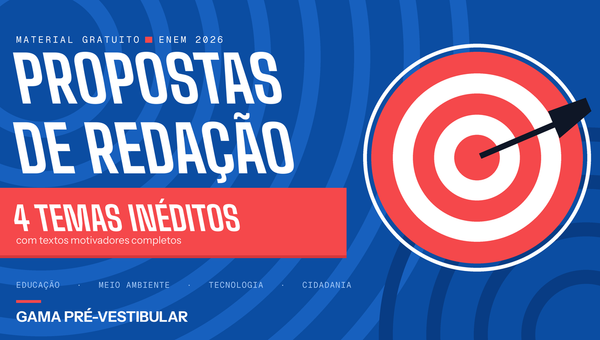 Temas de redação ENEM 2026: 4 propostas inéditas para treinar em casa