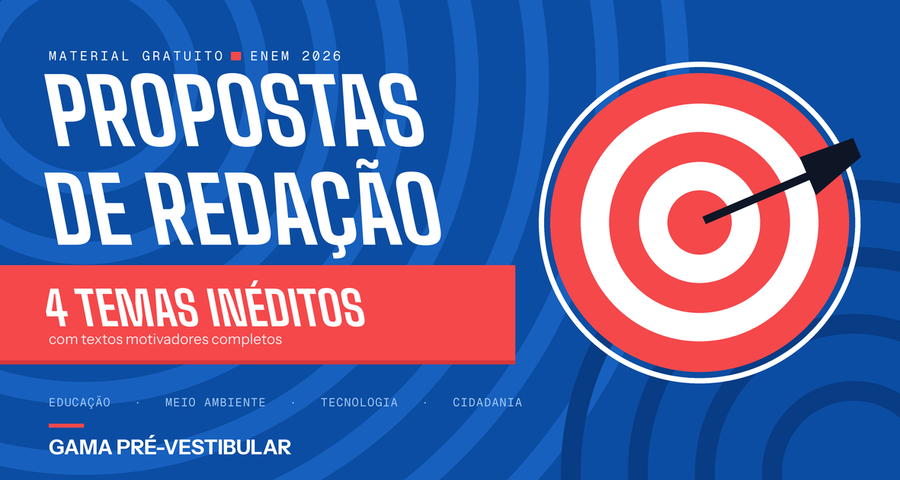Temas de redação ENEM 2026: 4 propostas inéditas para treinar em casa