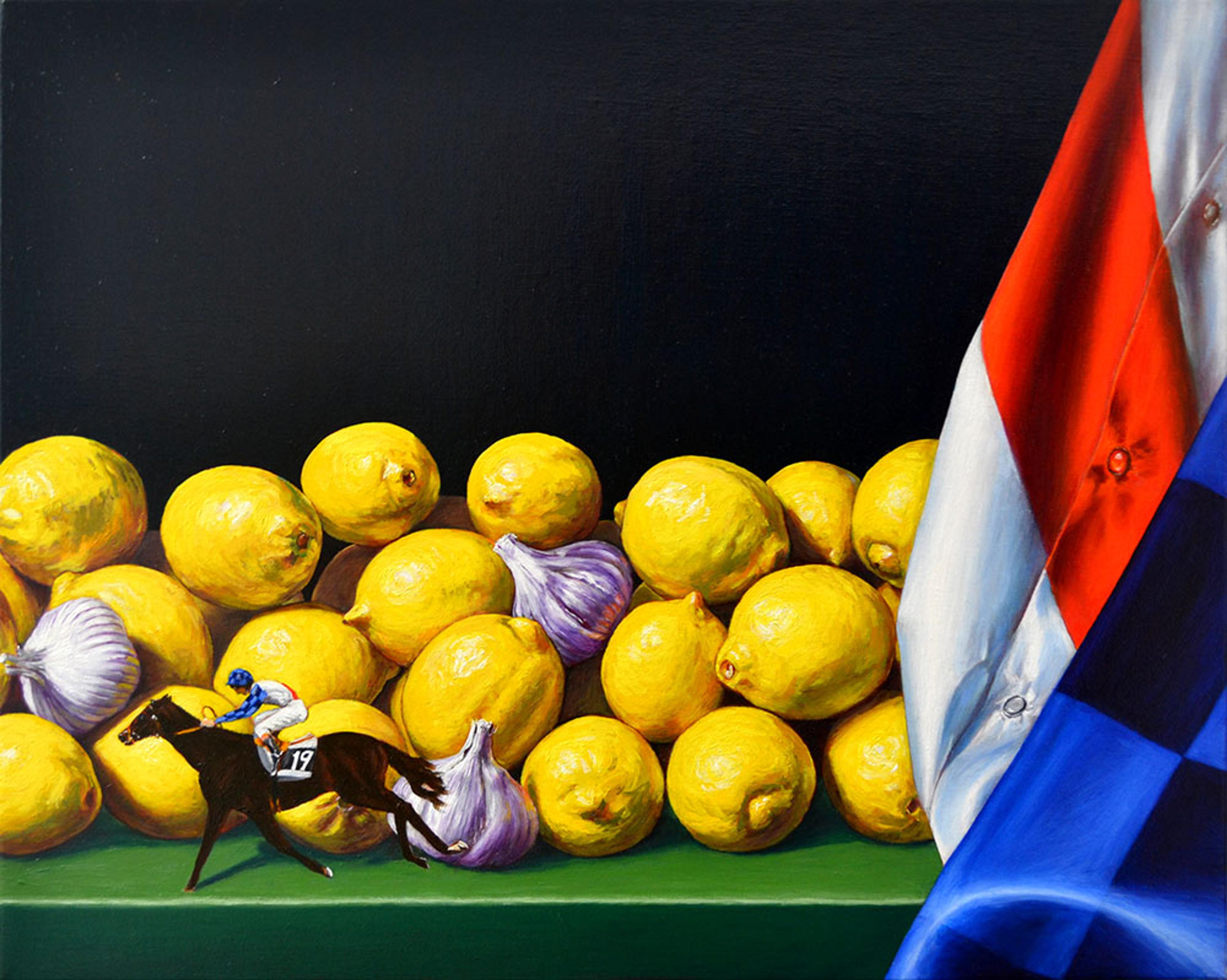 Photo of Still Life with Lemons, Horse and Jockey