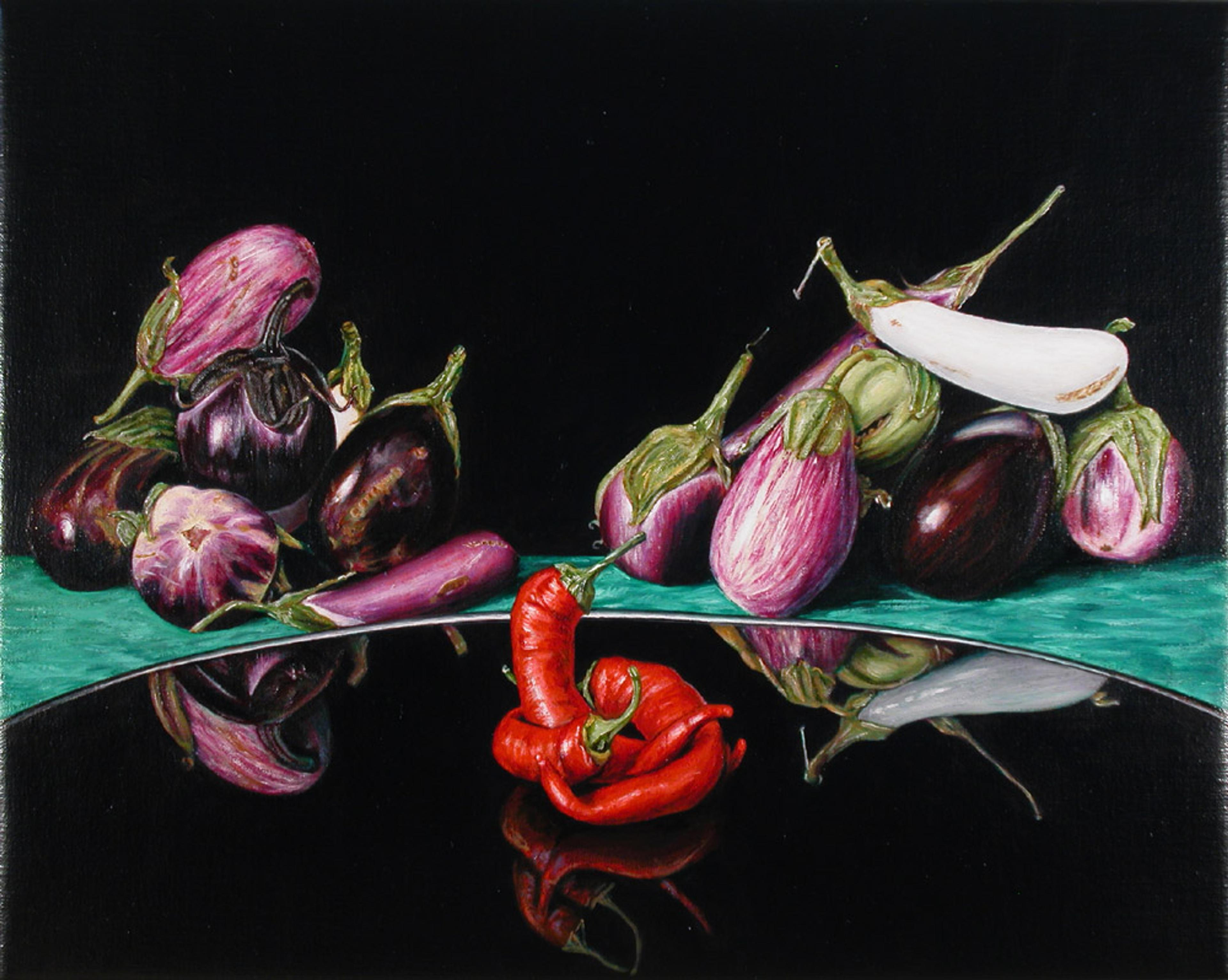 Photo of Still Life with Eggplants