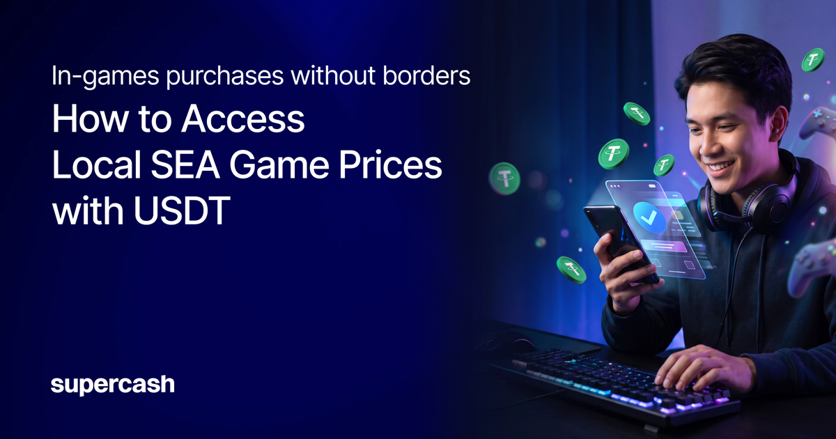 Pay Discounted SEA Game Prices with USDT | Supercash