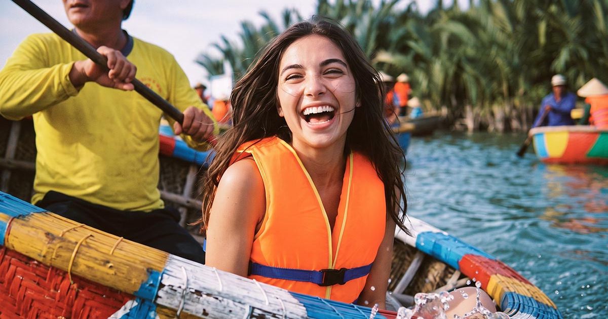 Riding a Basket Boat - Hoi An - Top 5 Crazy Things to Do in Vietnam - SuperCash