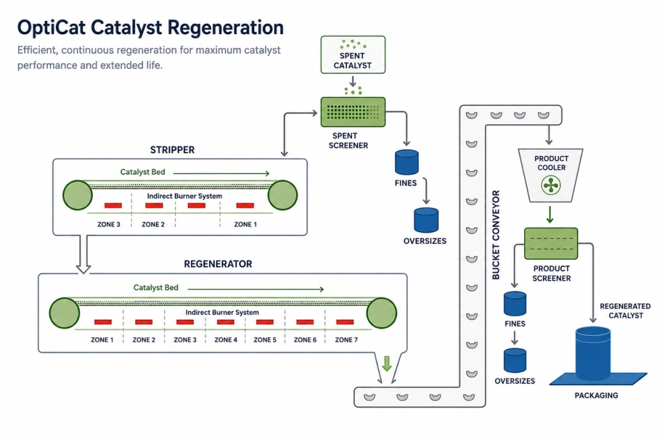 OptiCat process flow