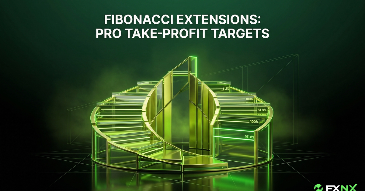 Fibonacci Extensions: How to Set Pro Take-Profit Targets | FXNX