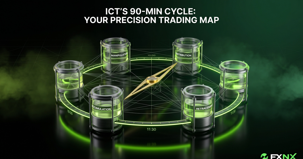 El Ciclo de 90 Minutos de ICT: Tu Mapa de Trading de Precisión | FXNX