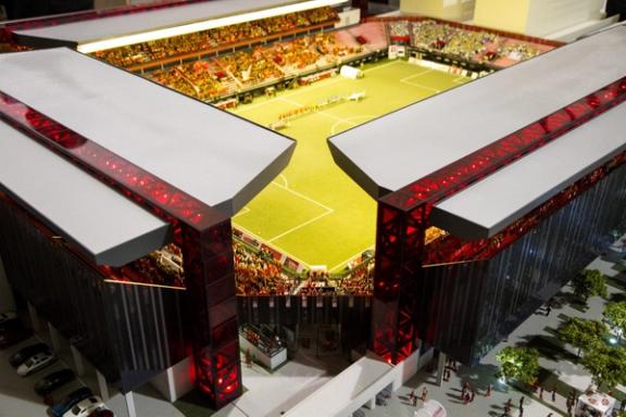 Estádio Bento Freitas Grêmio Esportivo Brasil 360° Arquitetura