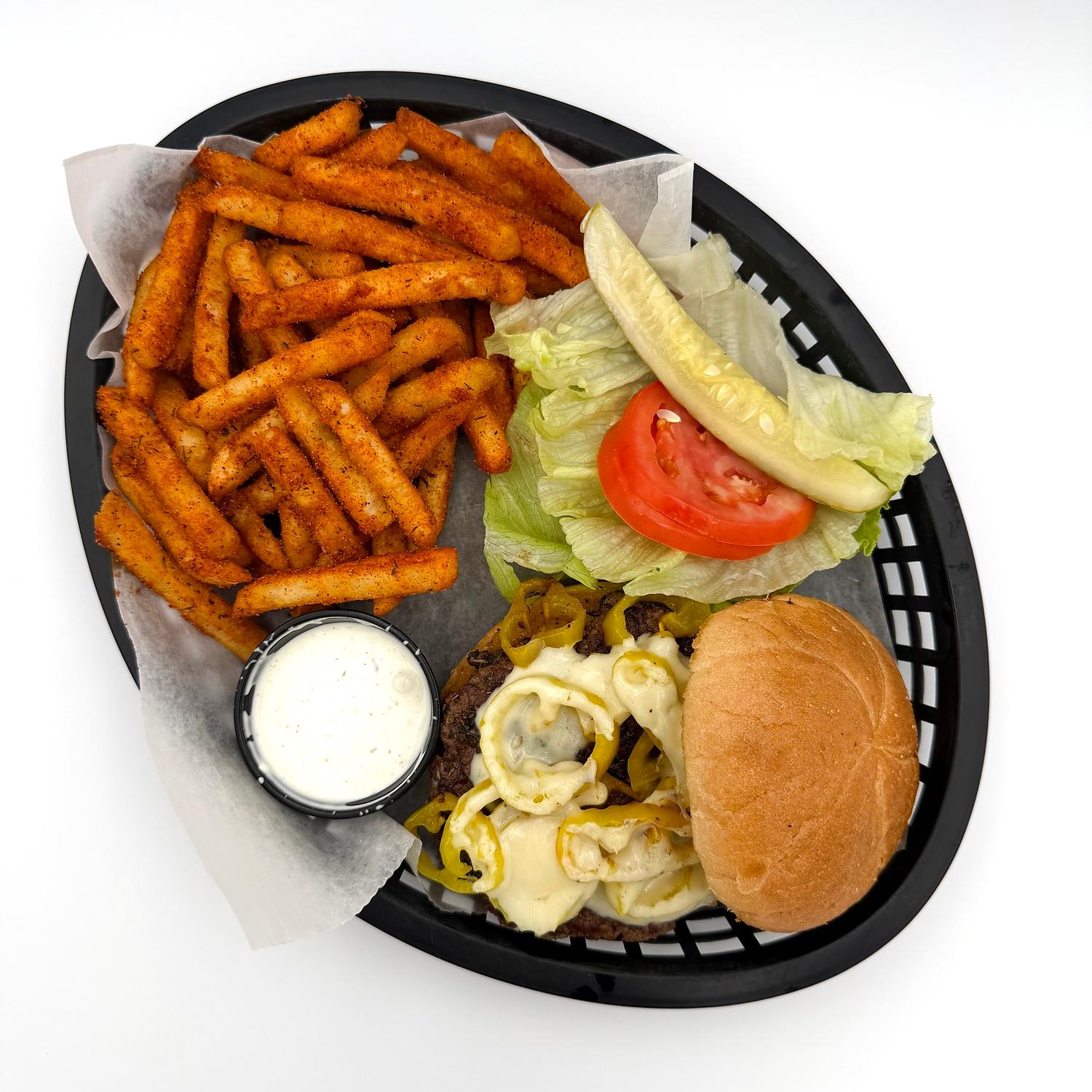 Italian Burger at Andy's Pub