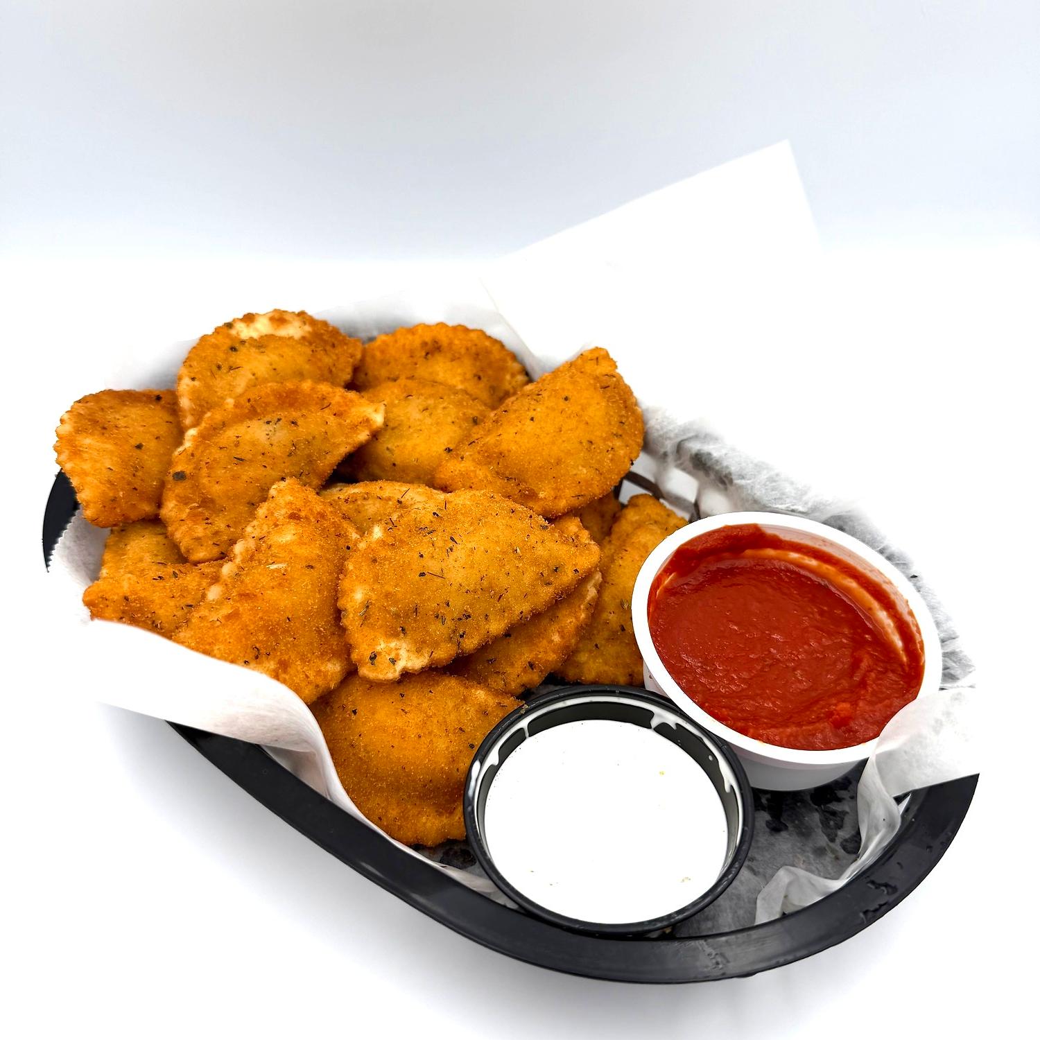 Toasted Ravioli (T-Ravs) at Andy's Pub