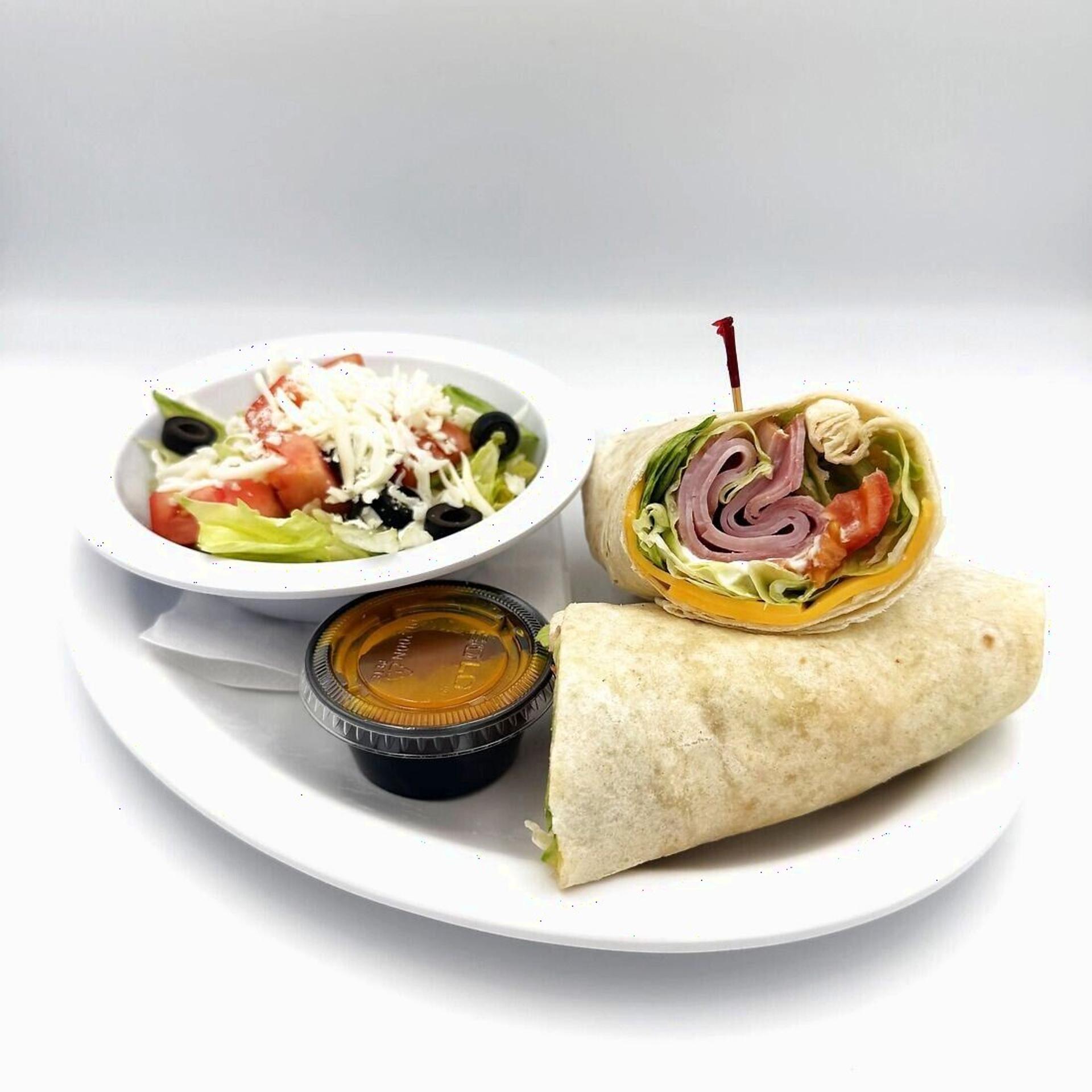 Ham & Swiss Wrap
