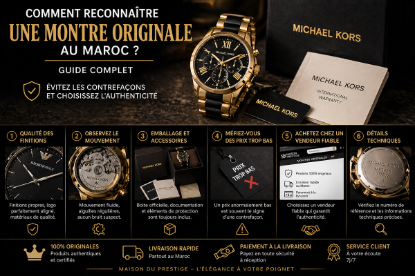 comment reconnaître montre originale Maroc guide authentique