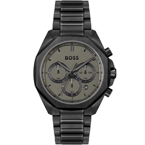 Montre Hugo Boss 1514016 Homme – Chronographe Noir Élégant Acier