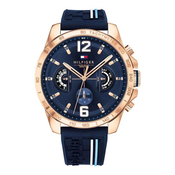 Montre Tommy Hilfiger 1791474 Homme Multi-Cadrans Silicone Sport Chic