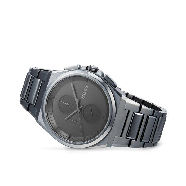 Montre Hugo Boss 1513996 Homme – Chronographe Acier Gris Élégant & Moderne