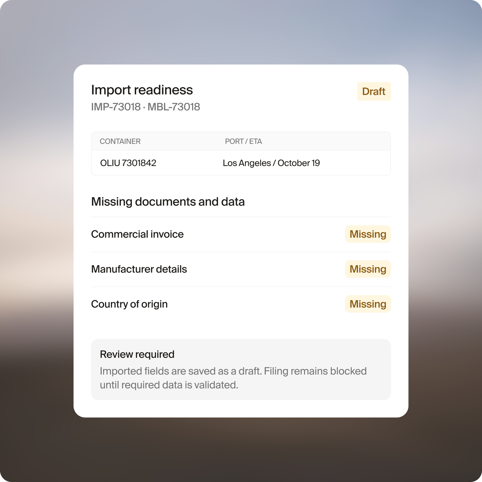 Logistics use cases for logistics providers