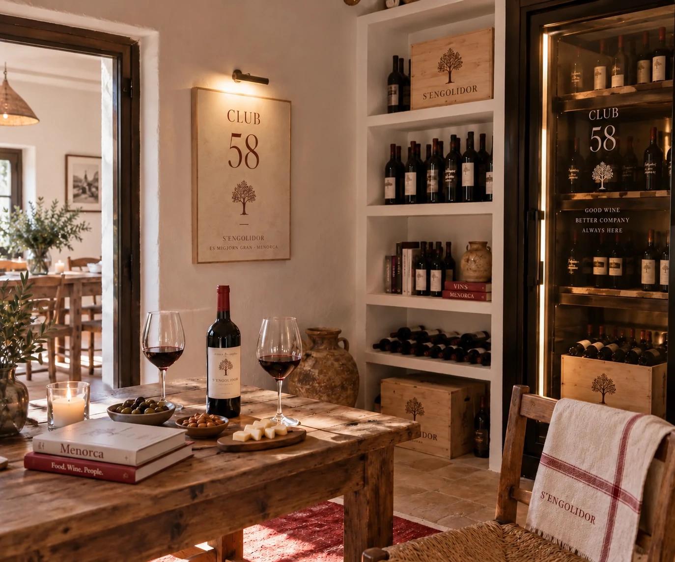 Private wine cellar