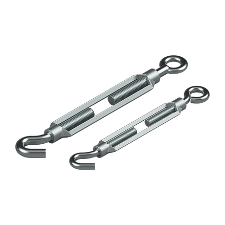 Zinc Plated Steel Hook & Eye Turnbuckles