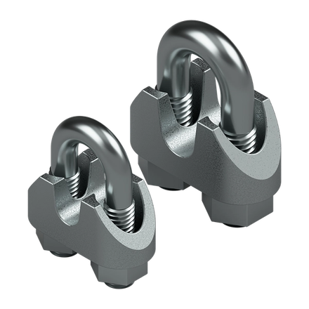Zinc Plated Steel Wire Rope Grips