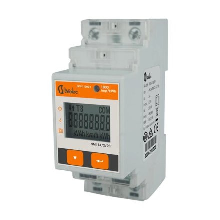 1ph 63A RS485 DIN Kilowatt Hour Meter