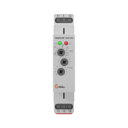 Multifunction Timer Relay - 10 Functions - 12-240 V AC/DC