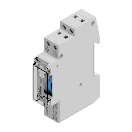 16A 24hr Analogue DIN Rail Time Switch with Battery Back-up