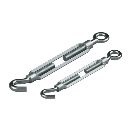 Zinc Plated Steel Hook & Eye Turnbuckles