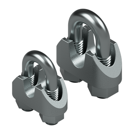 Zinc Plated Steel Wire Rope Grips