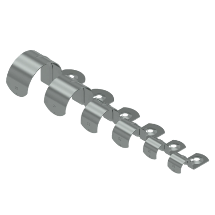 Zinc Plated Half Conduit Saddles