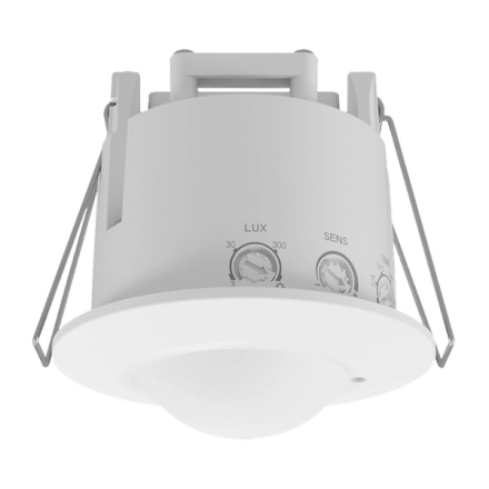 360° Microwave Recessed Mount Motion Sensors
