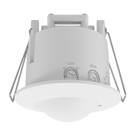 360° Microwave Recessed Mount Motion Sensors