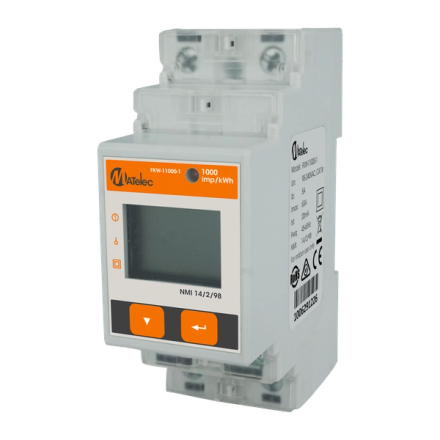 1ph 63A RS485 DIN Kilowatt Hour Meter