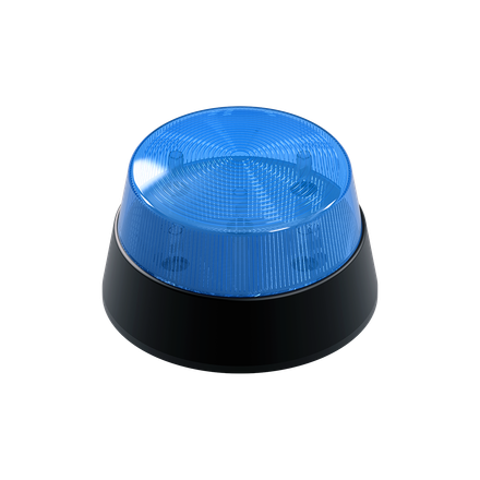 Blue Round Mini Strobes