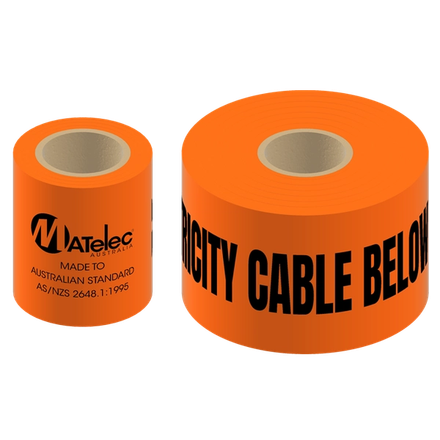 Orange Electrical Underground Warning Tape