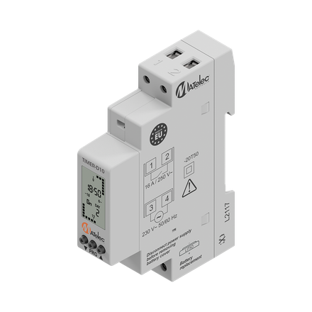 240VAC 24x7 Premium LCD Time Switch Programmable Timers