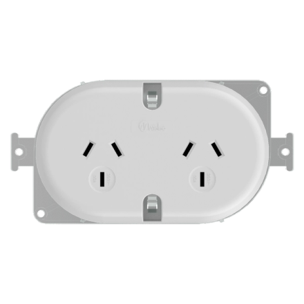 Double Surface Socket Outlet