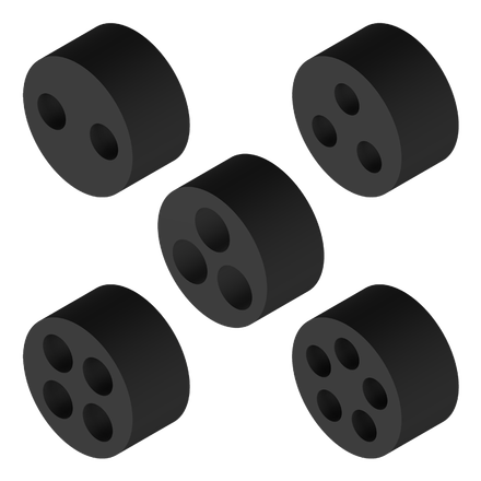 Multi-hole M25 Cable Gland Inserts & Plugs