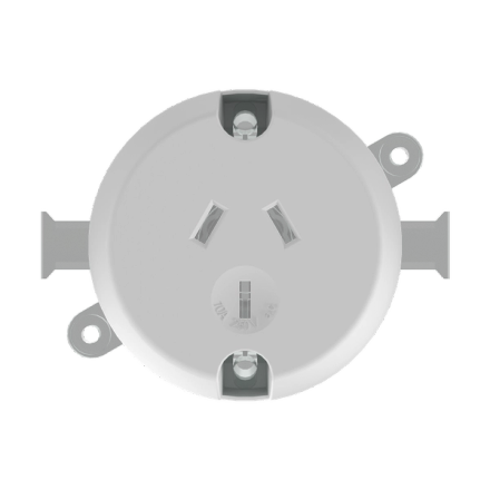 Standard Single Surface Socket Outlet