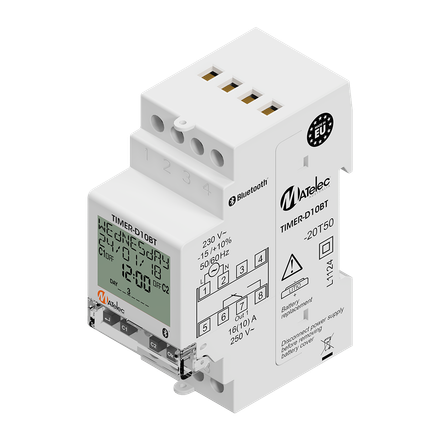 24x7 LCD Time Switch Bluetooth Programmable Timers