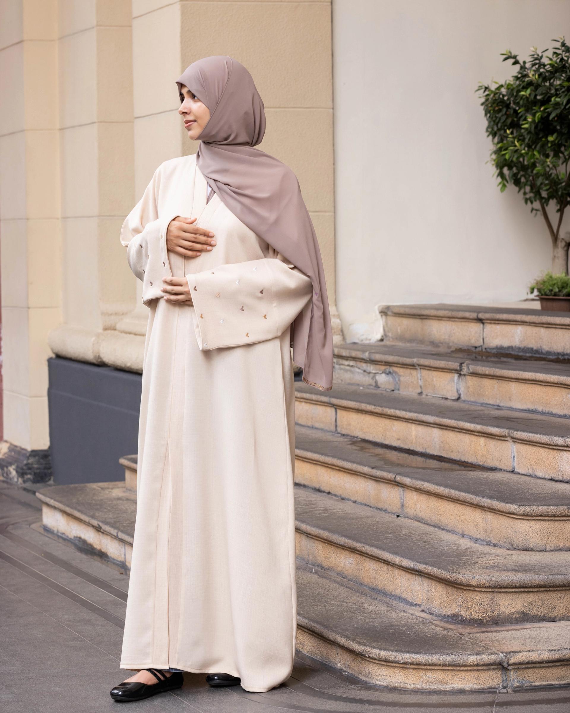 Mini Hearts - Beige
