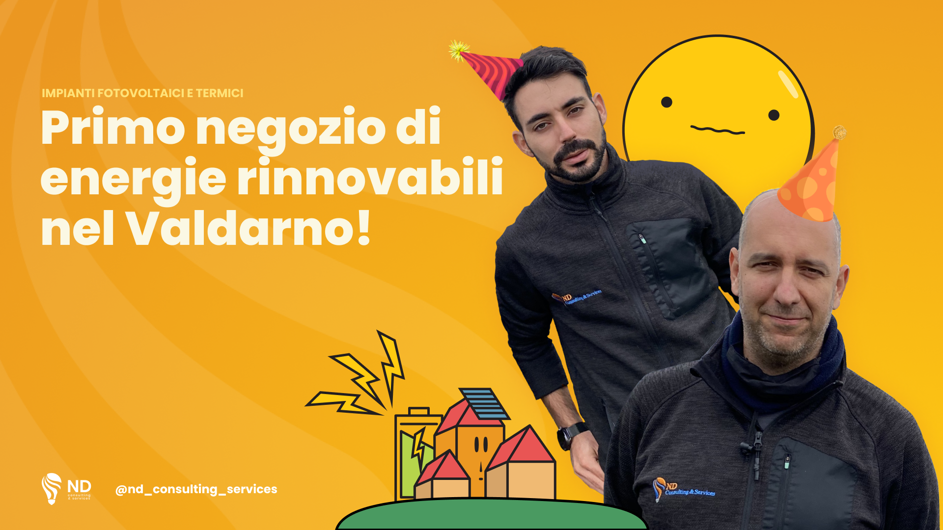 Banner per l'inaugurazione del negozio